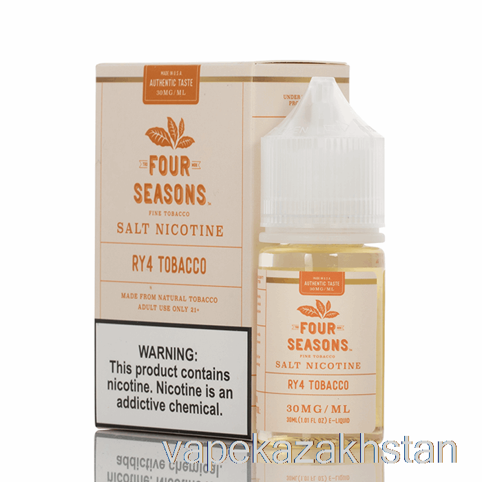 Vape Kazakhstan RY4 Tobacco SALT - Four Seasons - 30mL 50mg